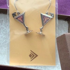Silpada sterling cosmopolitan earrings NWT